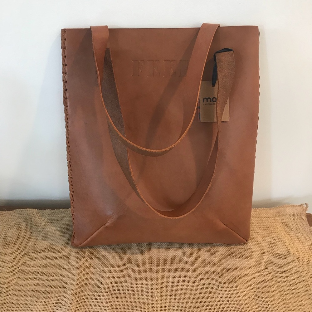 FEED Leather Tote Bag